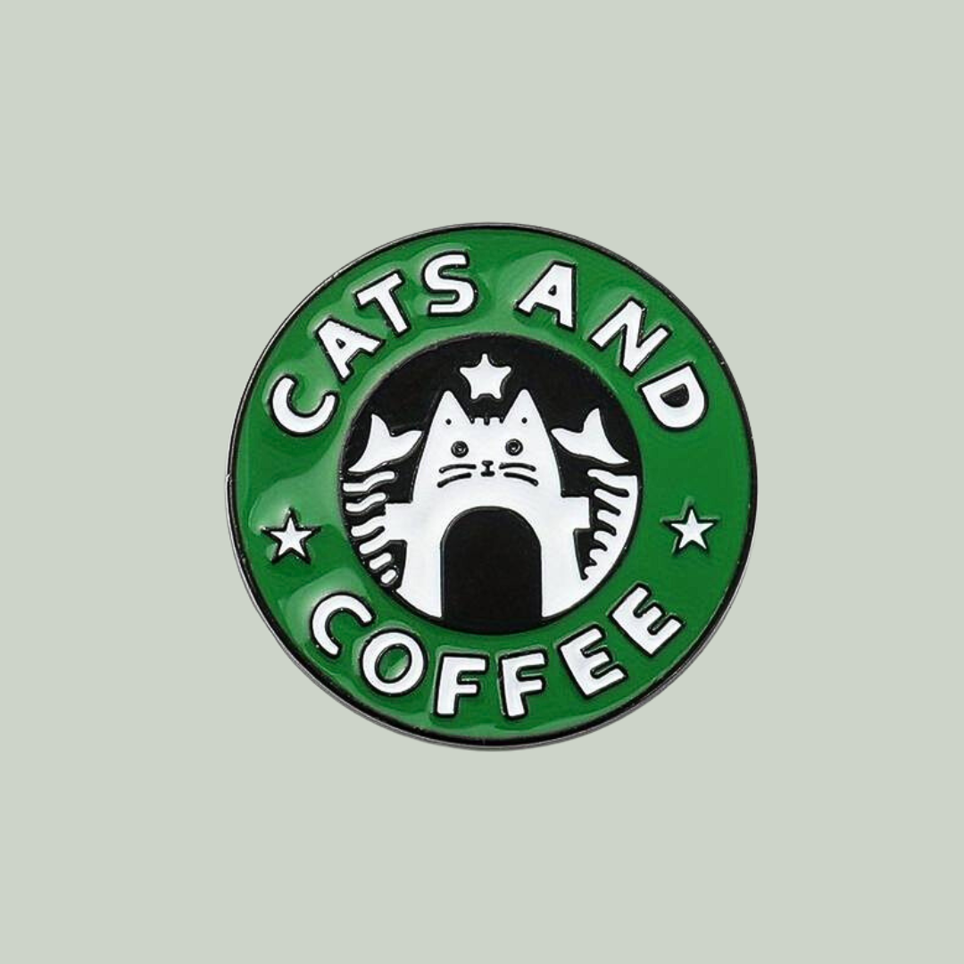 Cats and Coffee Badge